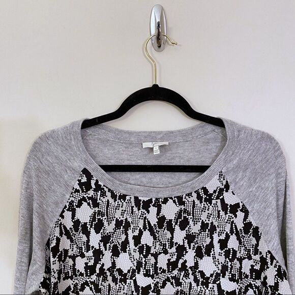 Joie-printed Cashmere Wool Blend Sweater - Picture 7 of 10